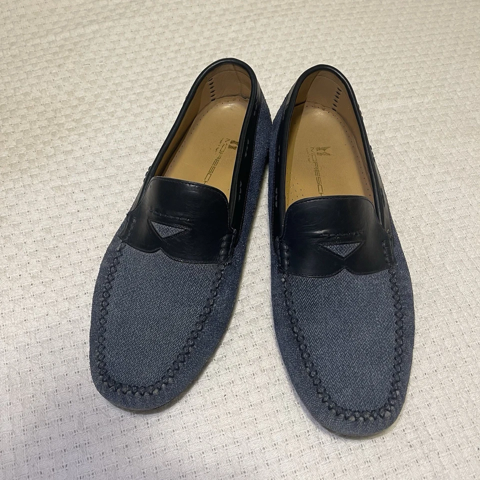 Moreschi 豪华牛仔便士乐福鞋 驾驶鞋 尺码 11 意大利制造 — 第 2/4 张图片