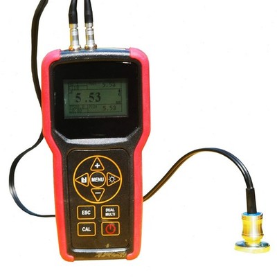 Through Painting Ultrasonic Thickness Gauge with Units mm/inch for Metals Glass