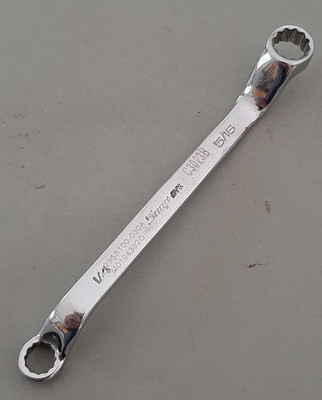Snap-on XSO810A 1/4'' x 5/16'' 12pt Point Deep Offset Box End Wrench Engraved 610