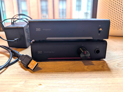 Schiit Modi DAC + Magni Headphone Amp Stack Black