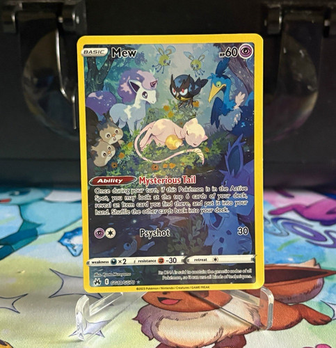 The Pokemon Company Mew Crown Zenith Galarian Gallery Holo Ultra Rare GG10/GG70