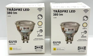 2 x Ikea TRADFRI LED bulb GU10 380 lumen, smart/wireless dimmable warm white New