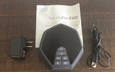 LectroFan EVO- Non-Looping Sleep Sound Machine - White Noise - Used