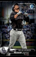 Nolan Arenado 2017 Bowman Chrome #72 Colorado Rockies FREE SHIPPING AutographDen