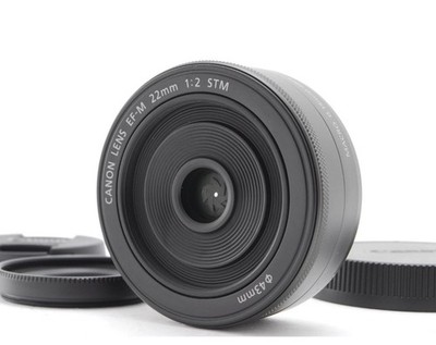 Canon EF-M 22mm f/2 STM Lens for EOS M EF-M Mount Black #Z3939A