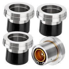 2.717" Trailer Wheel Bearing Protectors, Chromed Stainless 2.717 inch-4 Pack 4
