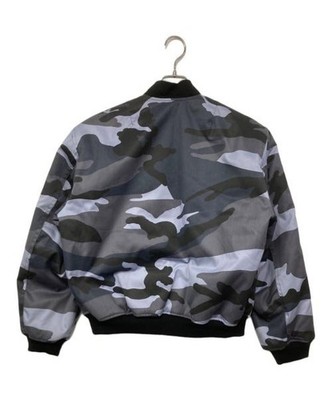 Fostex Camo Print MA-1 Bomber Jacket Unisex Used Fall Streetwear