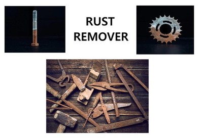 Rostig alt Vintage klassisch Handwerkzeug Rostvernichter Konverter Metallteile Flüssigkeit Dip