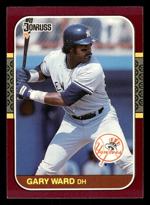 Gary Ward 1987 Donruss Opening Day #242 New York Yankees