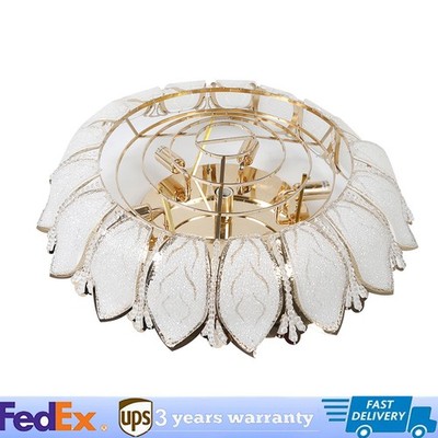 New Crystal Chandelier Lighting Flush Mount Lamp LED Ceiling Pendant Light Lamp