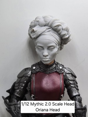 3d Printed 2.0 Head For Mythic Legions 1/12 Scale ORIANA HEAD 