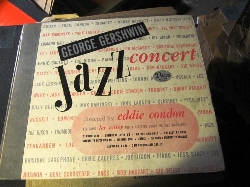 1944 LEE WILEY Broadway Hits GERSHWIN JAZZ CONCERT Decca Album 398 EDDIE CONDON