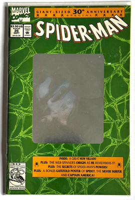SPIDER-MAN - Comic Book #26 Hologram Cover Marvel Comics Sep 1992 No.26. VF+ 8.5