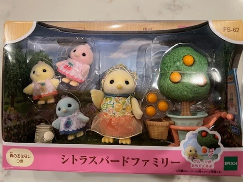 Sylvanian Families Citrus Bird Family Set FS-62 Calico Critters