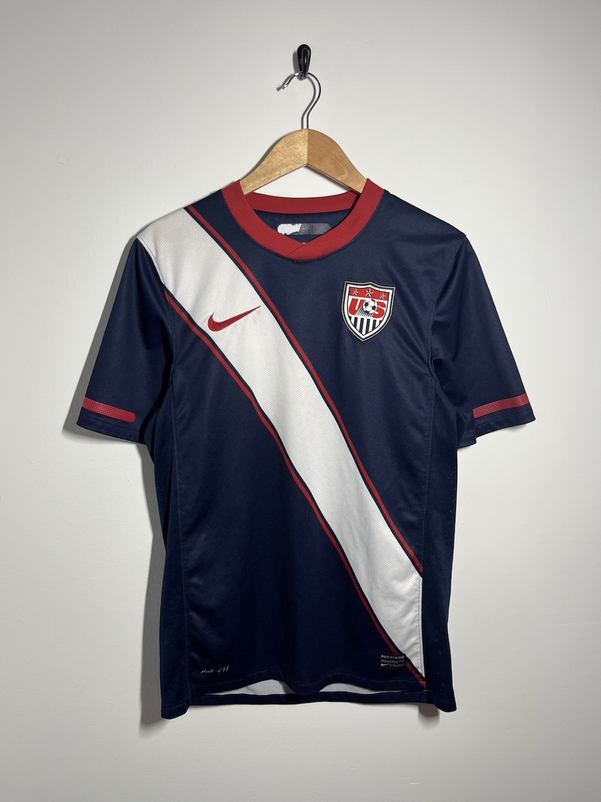 Authentic Nike USMNT Team USA 2010 World Cup Jersey Kit S Slash Navy 369253-451