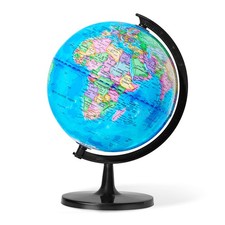 8in Kids World Globe Earth Ocean Rotating World Map Geography w/ Stand Desk