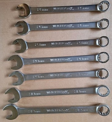 Wright Tool WRIGHTGRIP 2.0 12 Pt 7 PC Large Combination Wrench Set 25-32mmLAST-1