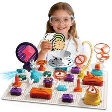 Gohero Circuits Science Kit 76 STEM Projects,Science Experiments for Kids with F