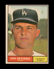 1961 Topps Don Drysdale Los Angeles Dodgers #260 NM