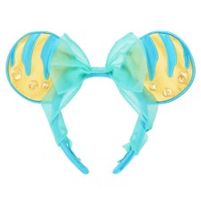 Japan Tokyo Disney Ariel Flounder Ears Headba...