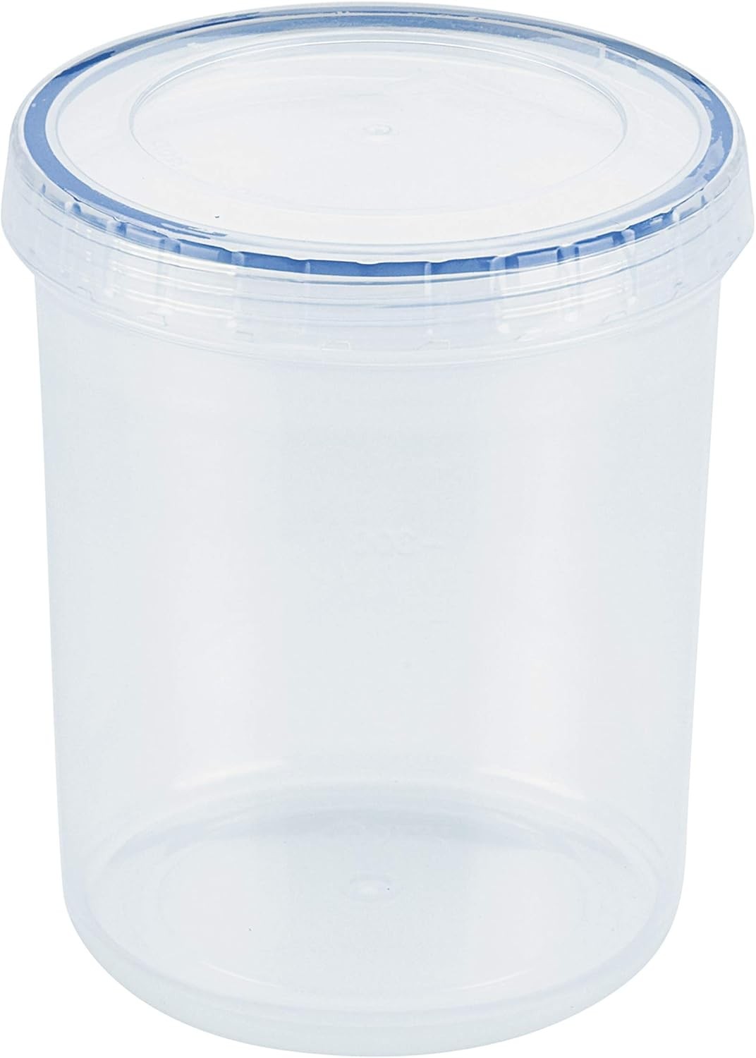 LocknLock Round 1ltr Food Storage Containers with Lids - Airtight & Watertight,