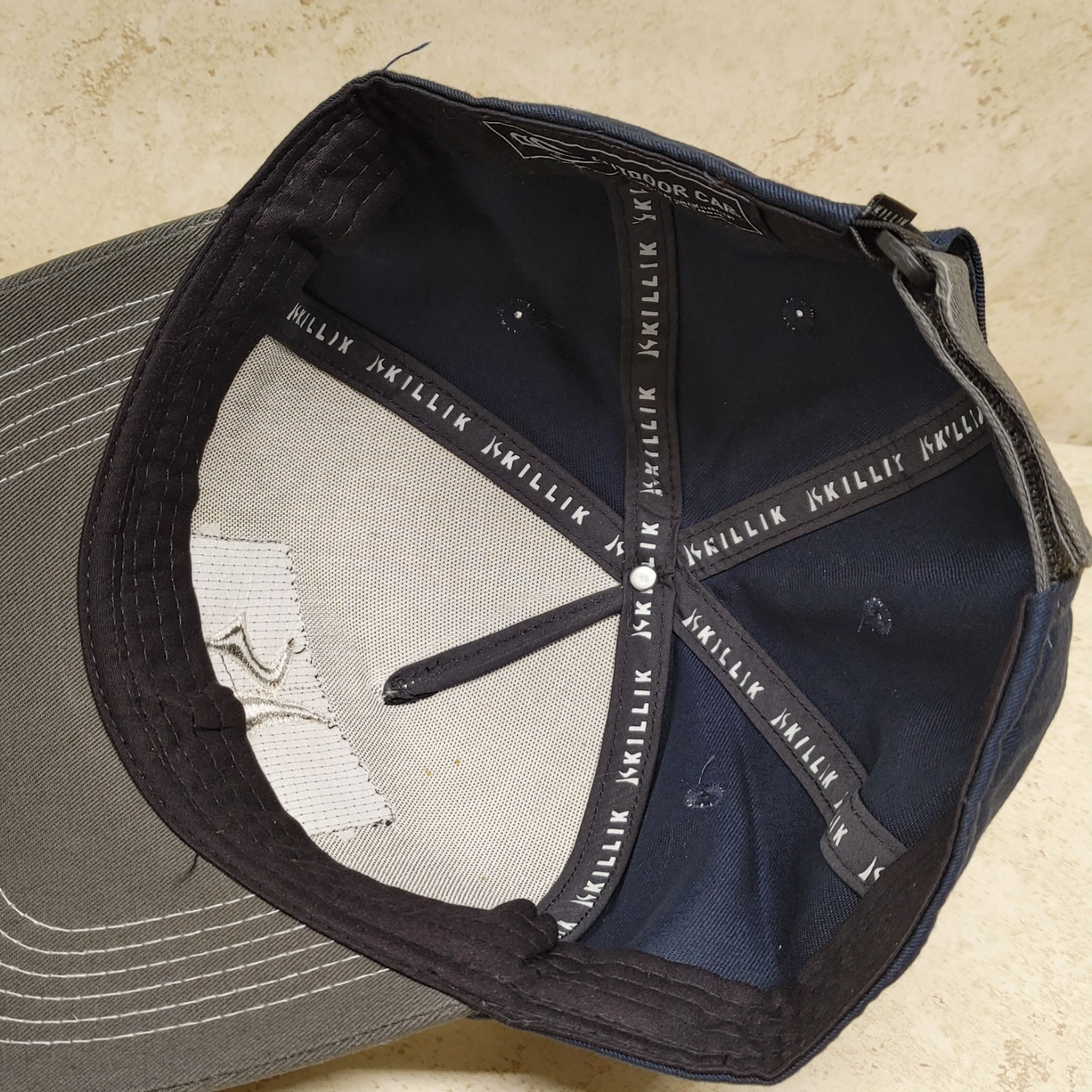 Killik USA Flag Patch Hat OSFM Adjustable Outdoor… - image 8