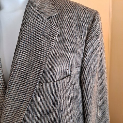 Mens 44R Silk Blazer Sport Coat 2 