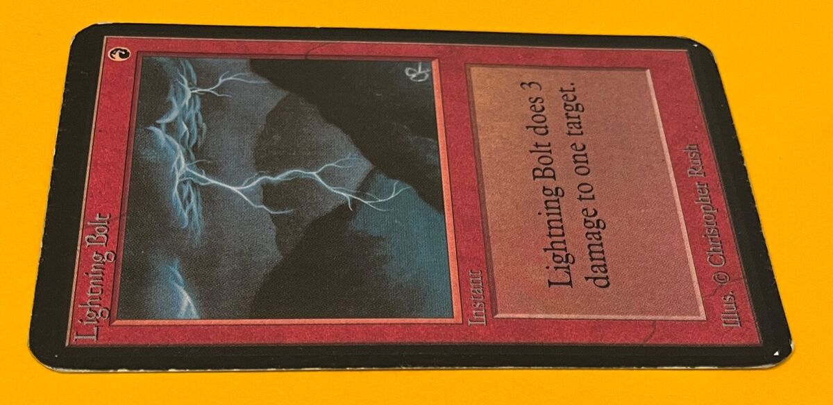 MTG LIGHTNING BOLT Alpha (OldManMTG 003-908) | eBay MTG LIGHTNING BOLT Alpha (OldManMTG 003-908) | eBay