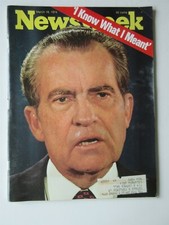 Vintage Newsweek Magazine March 18 1974 I Know What I Meant Nixon Streaking 