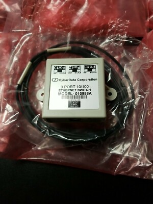 3 Port Ethernet Switch/USB cord - CyberData 010988A (x12)