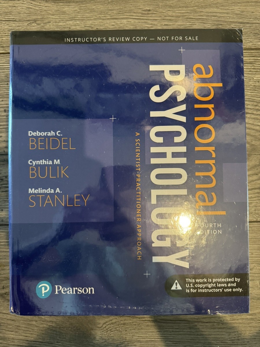 Abnormal Psychology 4th Edition, Instructor's Review Copy, Brand