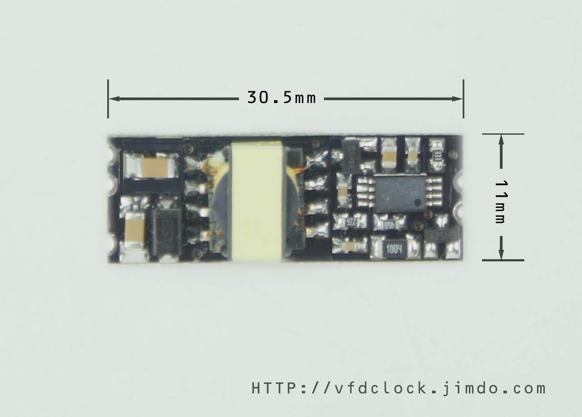 Type C] 5Vin 170Vout HV5W HIGH VOLTAGE NIXIE POWER SUPPLY MODULE - Foto 2
