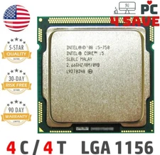 Intel Core i5-750 2.67GHz 4-Core LGA1156 8MB Desktop CPU Processor SLBLC