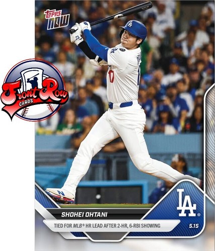 Shohei Ohtani 2025 MLB Topps Now #184 Two Homer 6 RBI Night