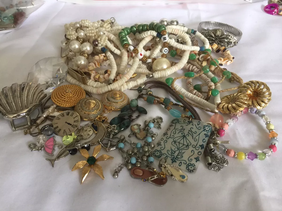 Lot of Vintage to now Themed Beach Ocean Jewelry Wear Repair Resell lot 4