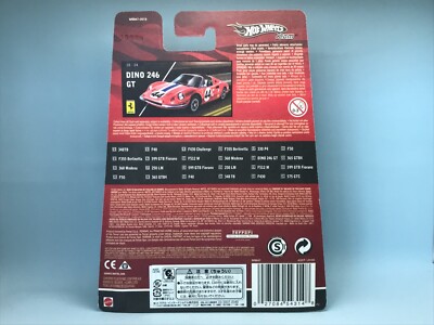 Hot Wheels 1/64 Ferrari Racer Dino 246 GT, carded | eBay