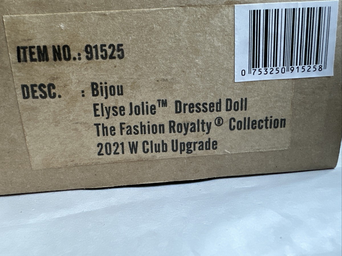 Integrity Toys FASHION ROYALTY ELYSE JOLIE BIJOU DRESSED DOLL 2021