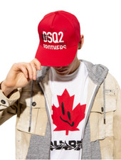 Dsquared2 Gabardine Baseball Cap Trucker Hat New Collection