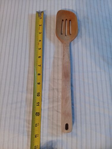 Wooden Calphalon Slotted Cooking Spoon - Picture 2 of 24