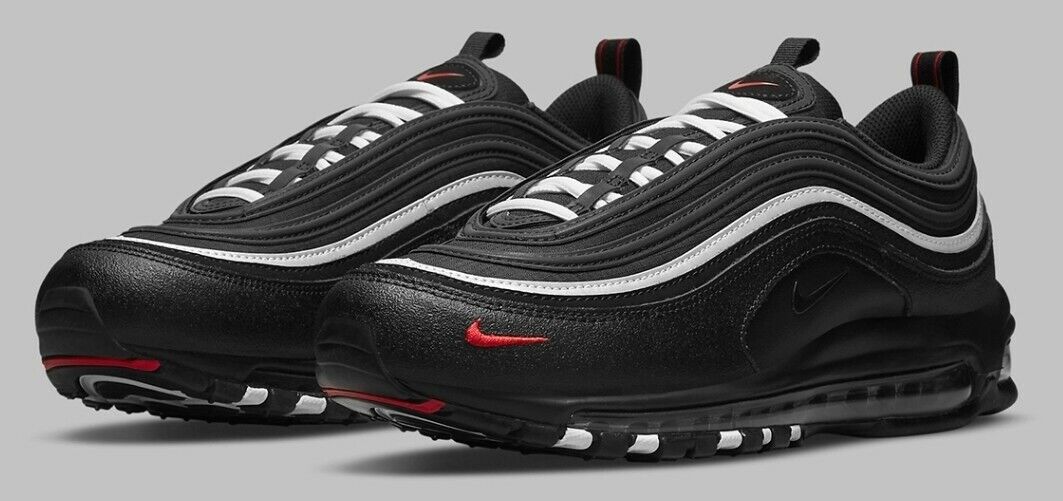 Nike Air Max '97 Black Sport Red White DH1083-001 Men's 6.5 Nike Air Max '97 Black Sport Red White DH1083-001 Men's 6.5
