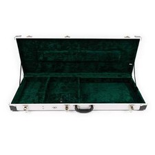 Allen Eden White Hard Shell Guitar Case for S...