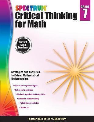 Spectrum Critical Thinking for Math Gr 7 by Spectrum PAPERBACK - Image 2
