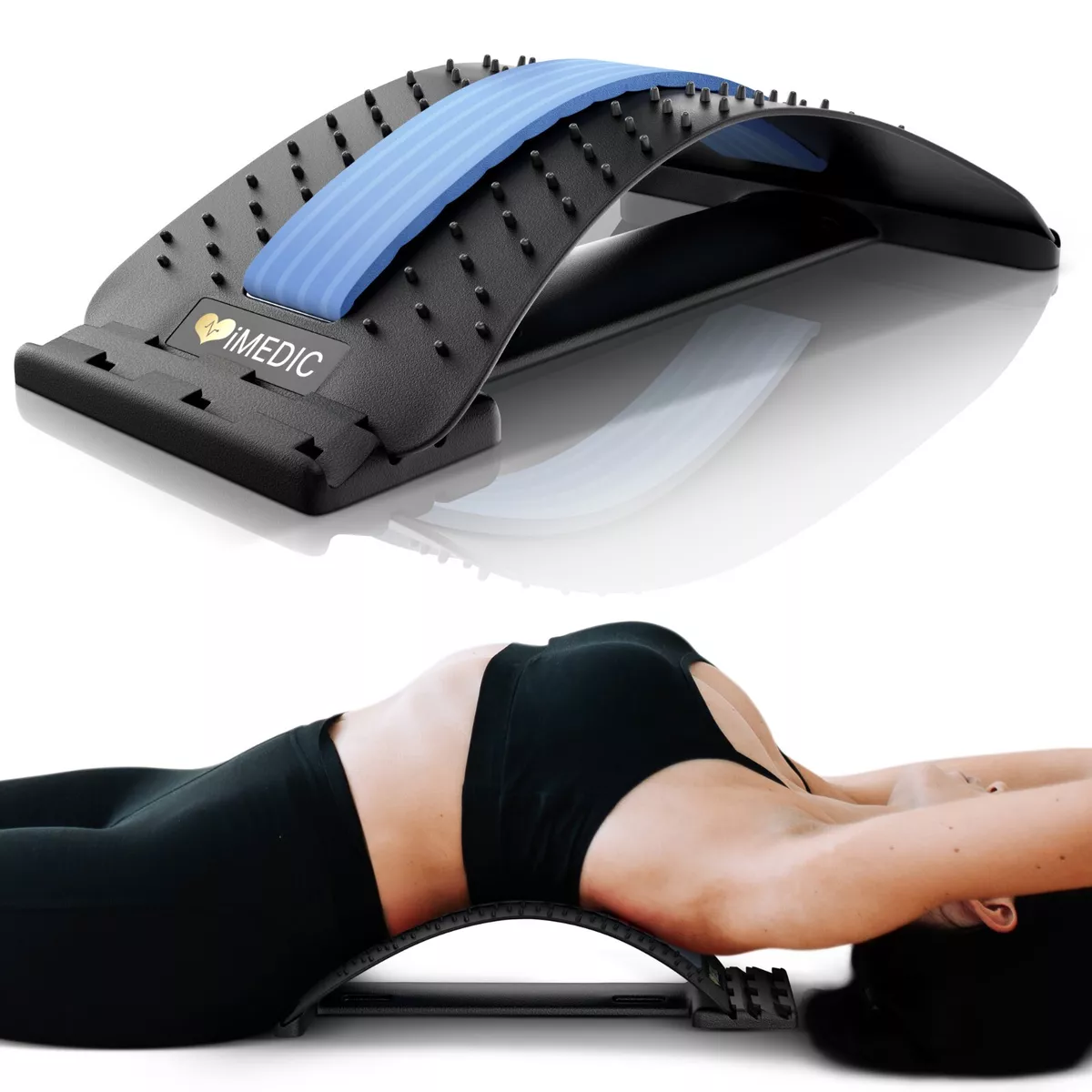 Spine Massager Back Stretcher Orthopedic Lumbar Pain Relief