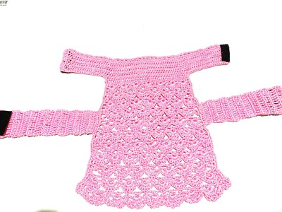 dog crochet dress Crochet a dog ruffle layered dress | Small