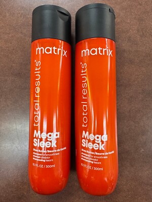 (PACK OF 2) Matrix Total Results Mega Sleek Shampoo 10.1 oz sale