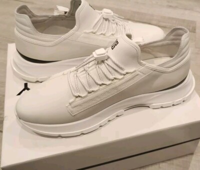Givenchy Men's Spectre Zip White Black Sneakers, Size 12US (45 EUR