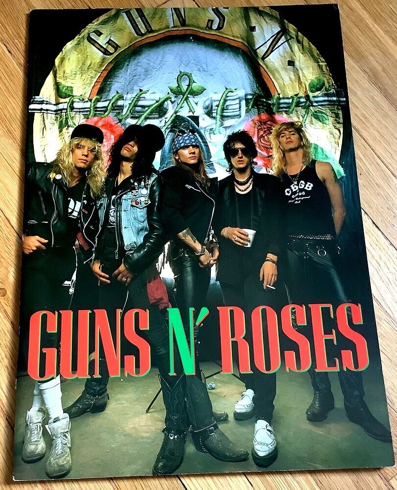 Guns N' Roses Japan Tour 1988 Concert Program Book - USA Guns N' Roses Japan Tour 1988 Concert Program Book - USA