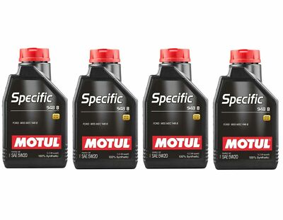 Motul SPECIFIC 948B 5W20 - 4L - Fully Synthetic Engine Motor Oil (4 x 1L) 106317