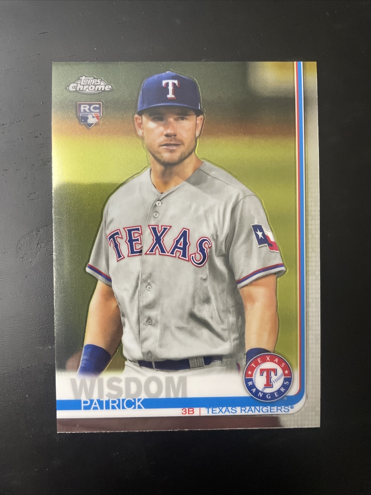 PATRICK WISDOM 2019 Topps Chrome #146 Texas Rangers RC NM+ Baseball Rookie Card