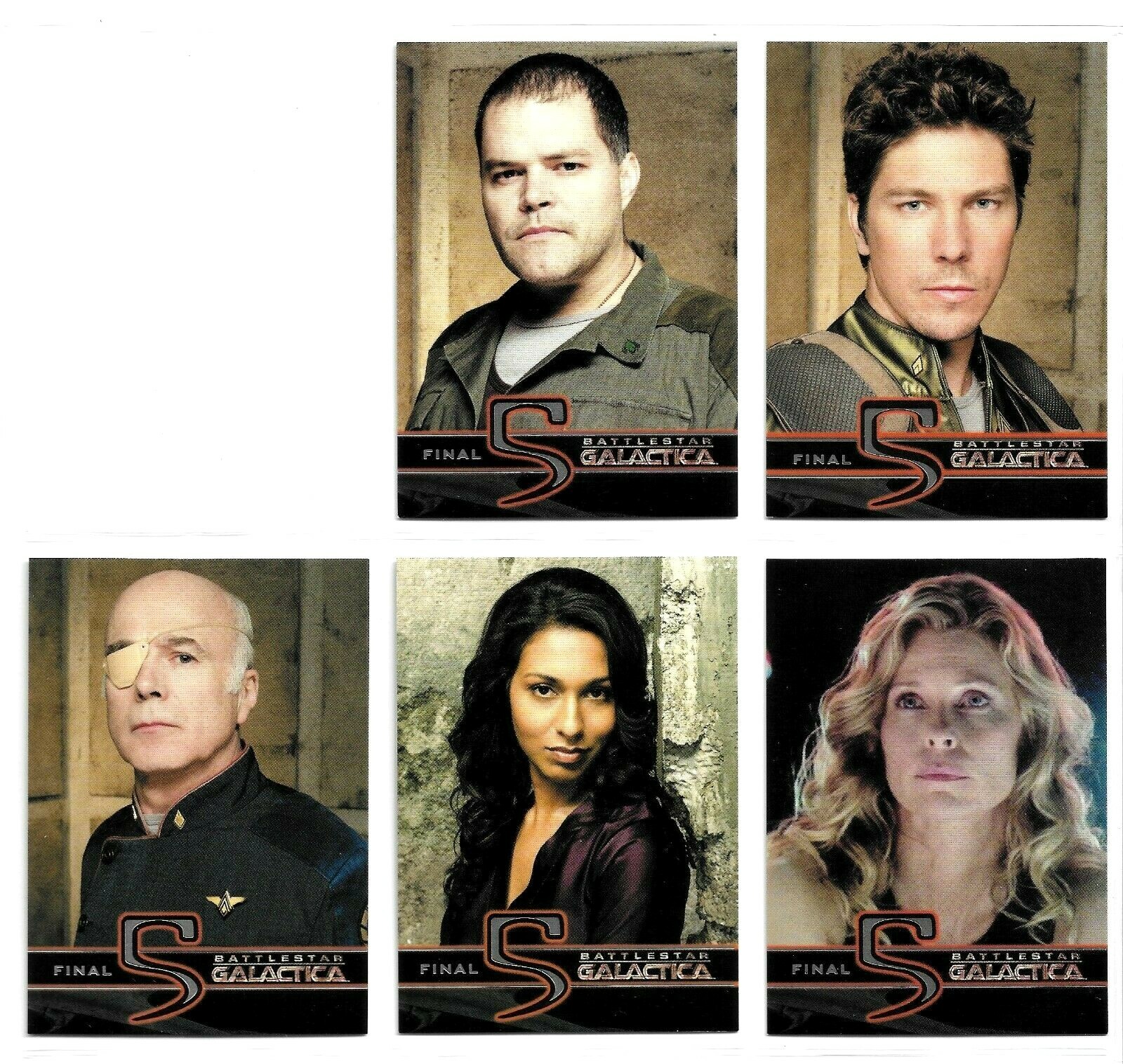 2009 Battlestar Galactica Season 4 FINAL FIVE Complete 5 Card Set FF1 - FF5  | eBay